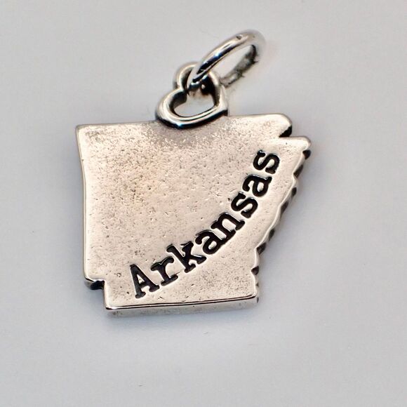 James Avery Jewelry - NEW James Avery My Arkansas Sterling Silver Charm State Outline Small